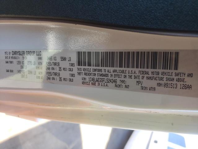Photo 10 from auction – 2015 JEEP WRANGLER U with VIN 1C4BJWEG5FL524346