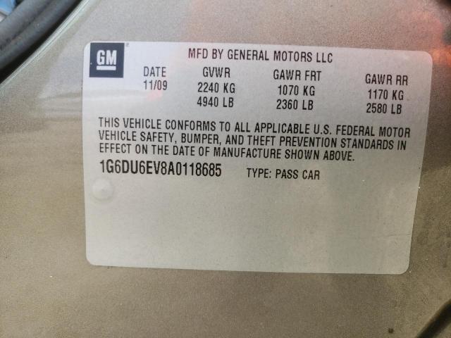 Photo 10 from auction – 2010 CADILLAC STS with VIN 1G6DU6EV8A0118685