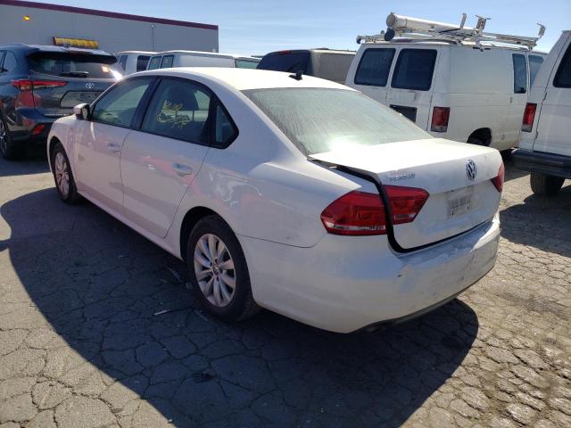 Photo 3 from auction – 2013 VOLKSWAGEN PASSAT S with VIN 1VWAP7A37DC150402