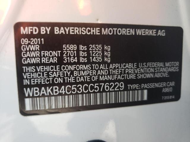 Photo 10 from auction – 2012 BMW 740 LI with VIN WBAKB4C53CC576229