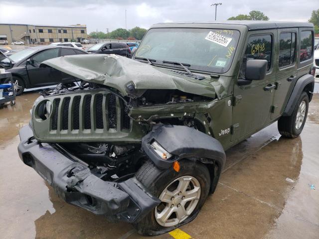 Photo 2 from auction – 2020 JEEP WRANGLER U with VIN 1C4HJXDM2LW320573