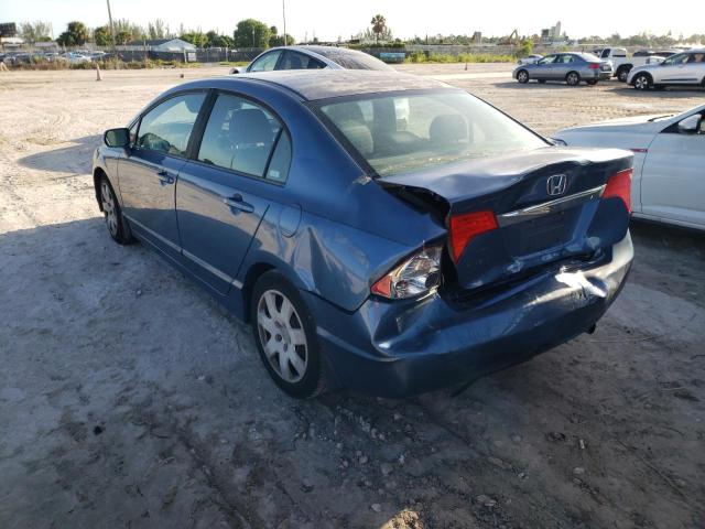 Photo 3 from auction – 2009 HONDA CIVIC LX with VIN 19XFA16539E030503