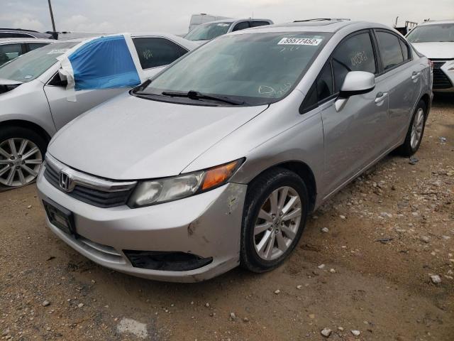 Photo 2 from auction – 2012 HONDA CIVIC EX with VIN 19XFB2F88CE091253