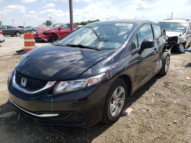 Photo 2 from auction – 2013 HONDA CIVIC LX with VIN 19XFB2F55DE083117