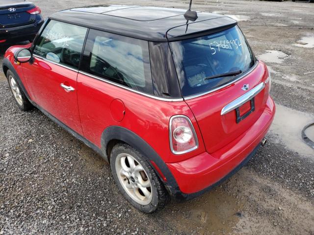 Photo 3 from auction – 2012 MINI COOPER with VIN WMWSU3C52CT367293