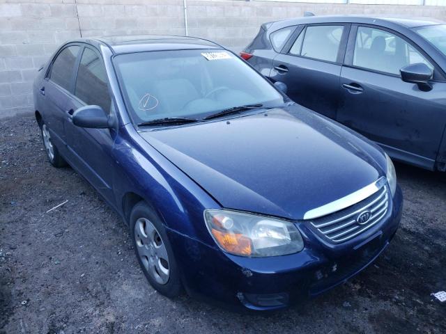 KIA SPECTRA EX 2009 with VIN KNAFE221295612386 - Photo from auction