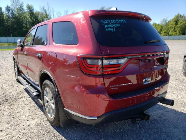 Photo 3 from auction – 2014 DODGE DURANGO SX with VIN 1C4RDJAG3EC562235
