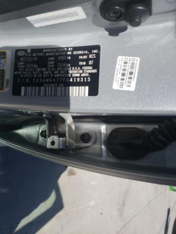 Photo 10 from auction – 2015 KIA OPTIMA LX with VIN 5XXGM4A77FG419315