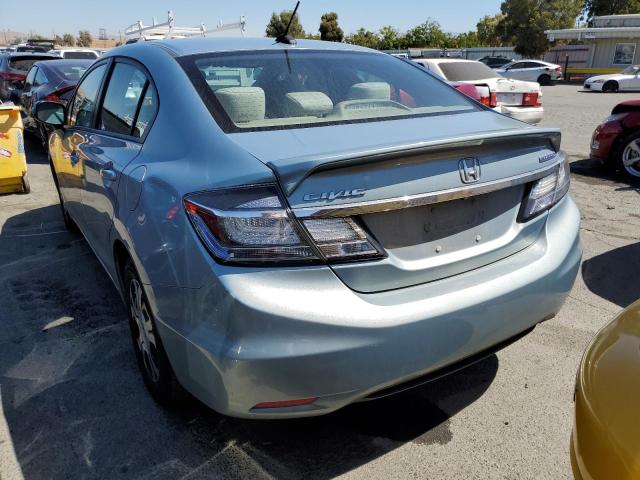 Photo 3 from auction – 2013 HONDA CIVIC HYBR with VIN 19XFB4F28DE202537