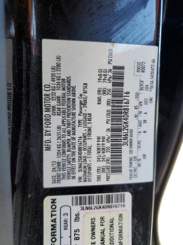 Photo 10 from auction – 2013 LINCOLN MKZ with VIN 3LN6L2GK4DR816716