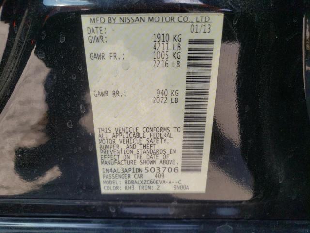 Photo 10 from auction – 2013 NISSAN ALTIMA 2.5 with VIN 1N4AL3AP1DN503706