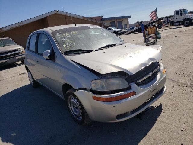 CHEVROLET AVEO BASE 2005 with VIN KL1TD62615B469204 - Photo from auction