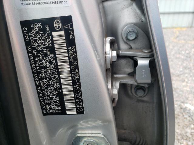 Photo 10 from auction – 2012 TOYOTA SCION XD with VIN JTKKU4B47C1024498