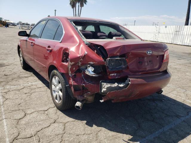 Photo 3 from auction – 2008 KIA OPTIMA LX with VIN KNAGE124885236235
