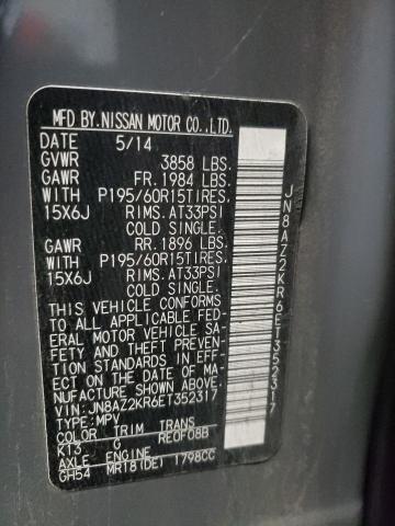 Photo 10 from auction – 2014 NISSAN CUBE S with VIN JN8AZ2KR6ET352317