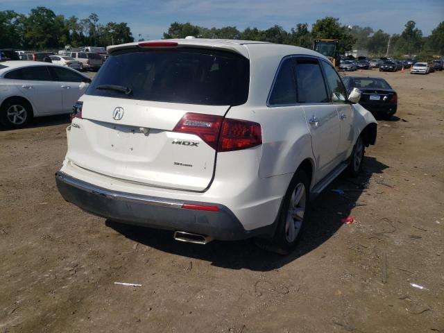 Photo 4 from auction – 2012 ACURA MDX TECHNO with VIN 2HNYD2H37CH547844