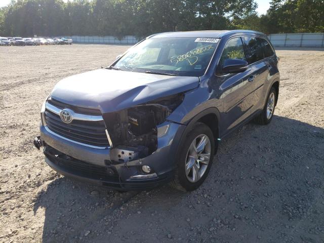 Photo 2 from auction – 2015 TOYOTA HIGHLANDER with VIN 5TDDKRFH5FS171152