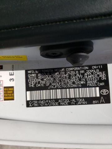 Zdjęcie 10 z aukcji – 2012 TOYOTA SCION TC z VIN JTKJF5C76C3028616