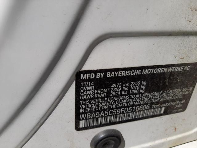 Photo 10 from auction – 2015 BMW 528 I with VIN WBA5A5C59FD516606