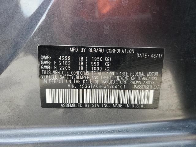 Photo 10 from auction – 2018 SUBARU IMPREZA SP with VIN 4S3GTAK66J1704101