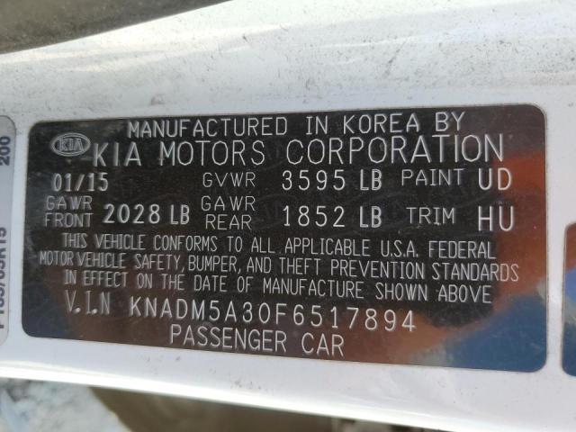 Photo 10 from auction – 2015 KIA RIO LX with VIN KNADM5A30F6517894