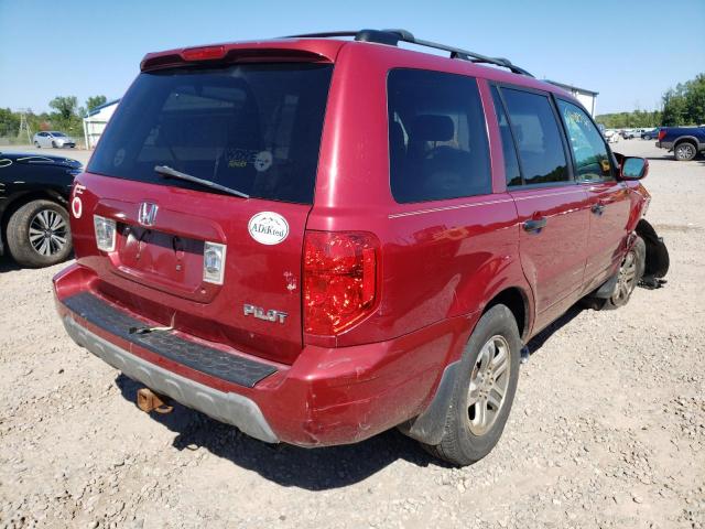 Photo 4 from auction – 2004 HONDA PILOT EXL with VIN 2HKYF18574H516193