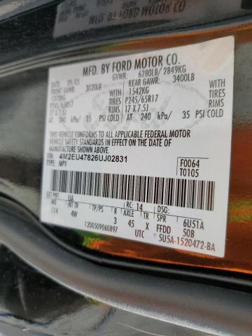 Photo 10 from auction – 2006 MERCURY MOUNTAINEE with VIN 4M2EU47826UJ02831