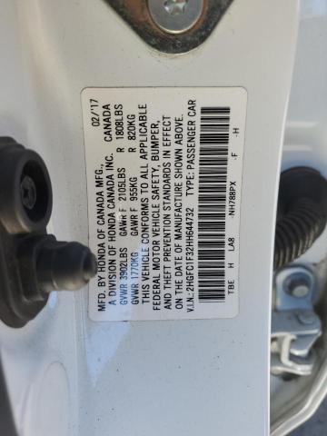 Photo 10 from auction – 2017 HONDA CIVIC EX with VIN 2HGFC1F32HH644732