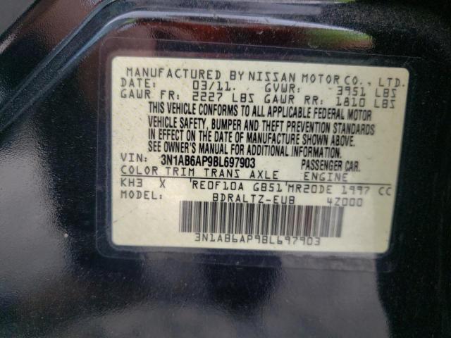 Photo 10 from auction – 2011 NISSAN SENTRA with VIN 3N1AB6AP9BL697903