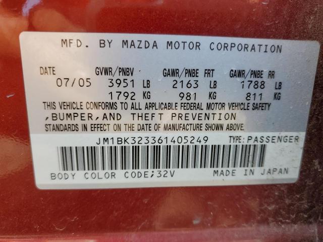 صورة رقم 10 من المزاد - 2006 MAZDA 3 S مع VIN JM1BK323361405249