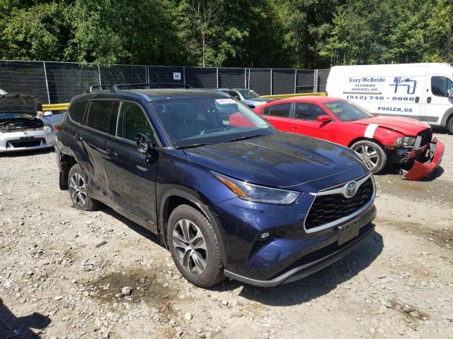 TOYOTA HIGHLANDER 2021 with VIN 5TDHBRCH2MS517516 - Photo from auction