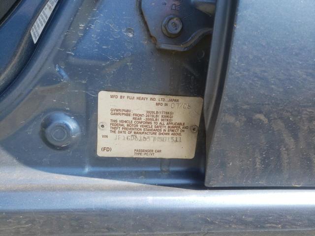 Photo 10 from auction – 2007 SUBARU IMPREZA 2. with VIN JF1GD61657H501511