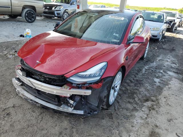Photo 2 from auction – 2021 TESLA MODEL 3 with VIN 5YJ3E1EB4MF849280