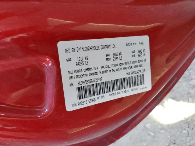 Photo 10 from auction – 2006 CHRYSLER PT CRUISER with VIN 3C3HY55X26T321407