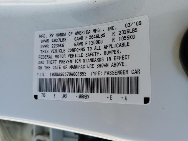 Photo 10 from auction – 2009 ACURA TL with VIN 19UUA96579A004853