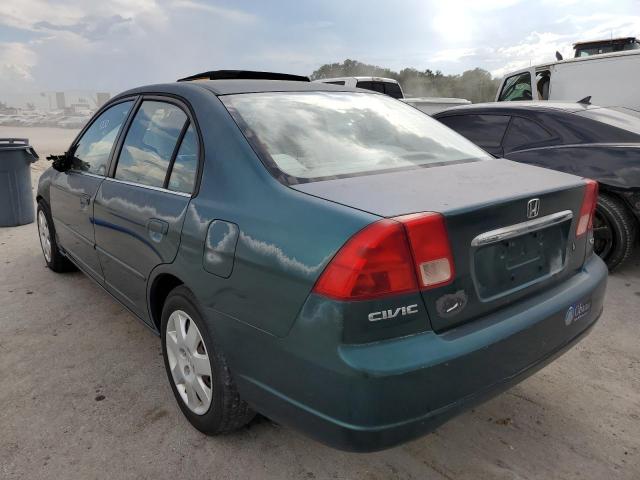 Photo 3 from auction – 2001 HONDA CIVIC EX with VIN 2HGES267X1H543290