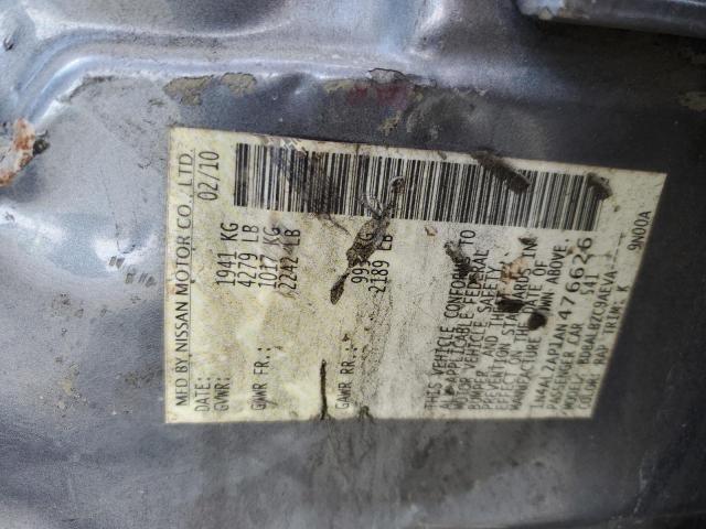 Photo 10 from auction – 2010 NISSAN ALTIMA BAS with VIN 1N4AL2AP1AN476626