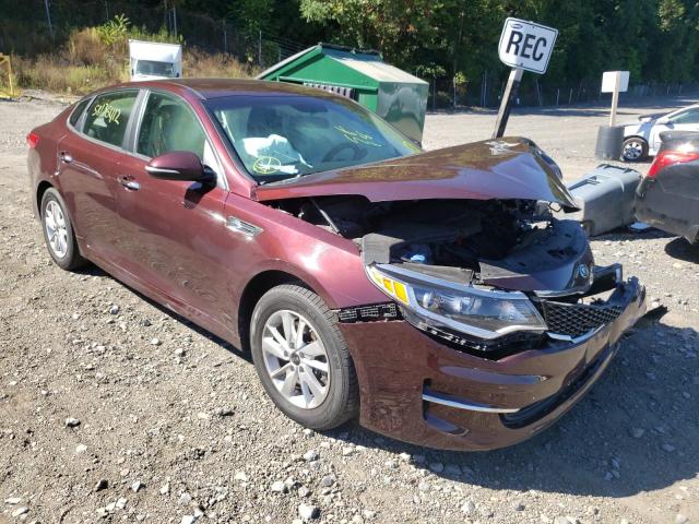 KIA OPTIMA LX 2018 with VIN 5XXGT4L35JG232578 - Photo from auction