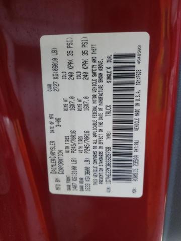 Photo 10 from auction – 2006 DODGE DAKOTA ST with VIN 1D7HE22K36S629768