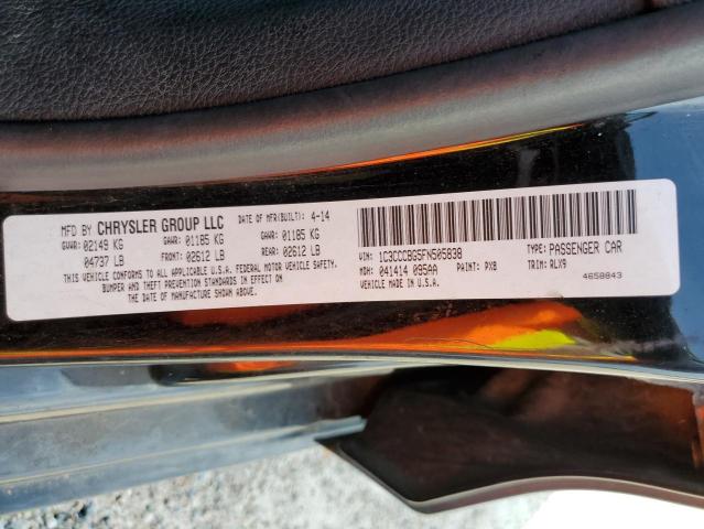 Photo 10 from auction – 2015 CHRYSLER 200 S with VIN 1C3CCCBG5FN505838