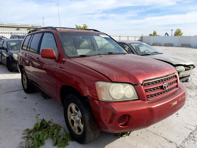 TOYOTA HIGHLANDER 2003 with VIN JTEGD21AX30053374 - Photo from auction