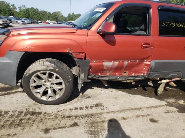 Photo 9 from auction – 2003 CHEVROLET AVALANCHE with VIN 3GNEK13T53G179428