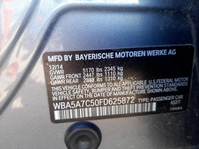 Photo 10 from auction – 2015 BMW 528 XI with VIN WBA5A7C50FD625872