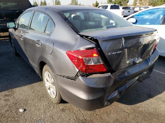 Photo 3 from auction – 2012 HONDA CIVIC LX with VIN 19XFB2F5XCE300692