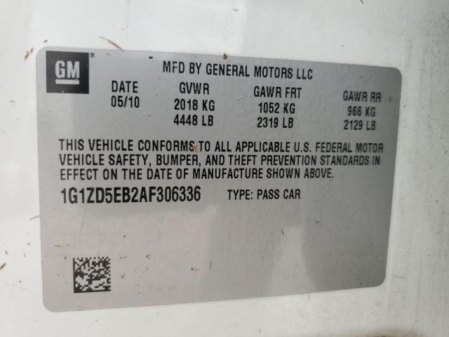 Photo 10 from auction – 2010 CHEVROLET MALIBU 2LT with VIN 1G1ZD5EB2AF306336