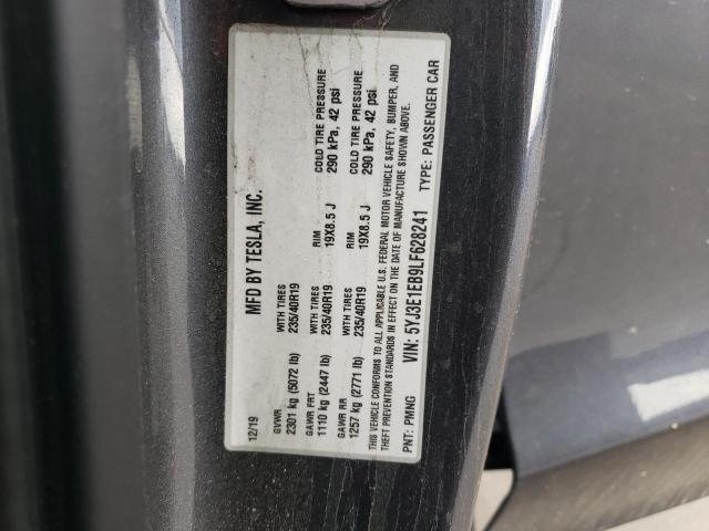 Photo 10 from auction – 2020 TESLA MODEL 3 with VIN 5YJ3E1EB9LF628241