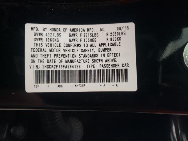 Photo 10 from auction – 2015 HONDA ACCORD EX with VIN 1HGCR2F79FA264129