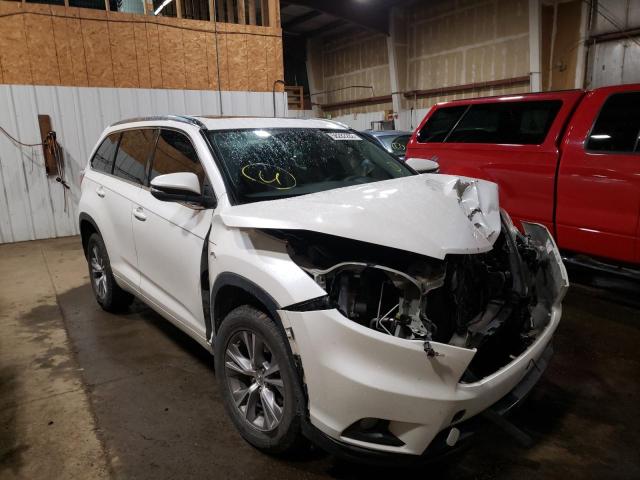 TOYOTA HIGHLANDER 2015 with VIN 5TDKKRFH6FS084769 - Photo from auction