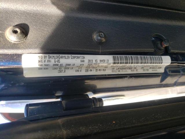 Photo 10 from auction – 2005 JEEP WRANGLER X with VIN 1J4FA39S45P379820