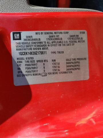 Photo 10 from auction – 2009 CHEVROLET SILVERADO with VIN 1GCEK14X39Z179611